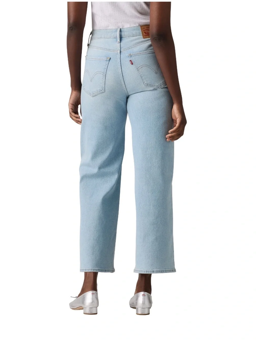 Levi's Women's High-Rise Wide Leg Jean, Light Blue, 8 - NWT